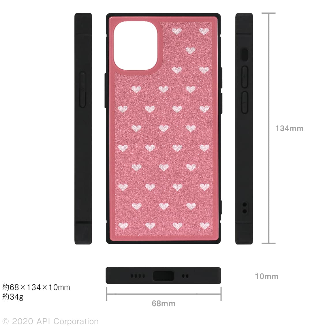 Iphone 12 Mini Tile スクエア型 ケース Heart オンラインショップ 株式会社アピロス