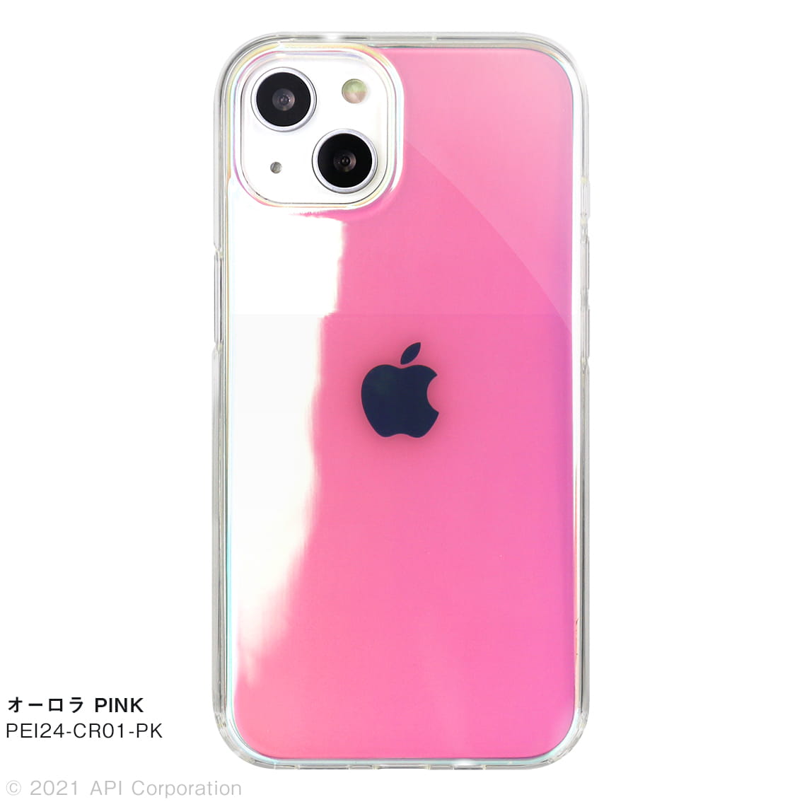 新型 iPhone 13 / 13Pro 対応 6.1インチ iPhoneケース クリアケース Carat キラキラ オーロラ iPhone 2021年モデル